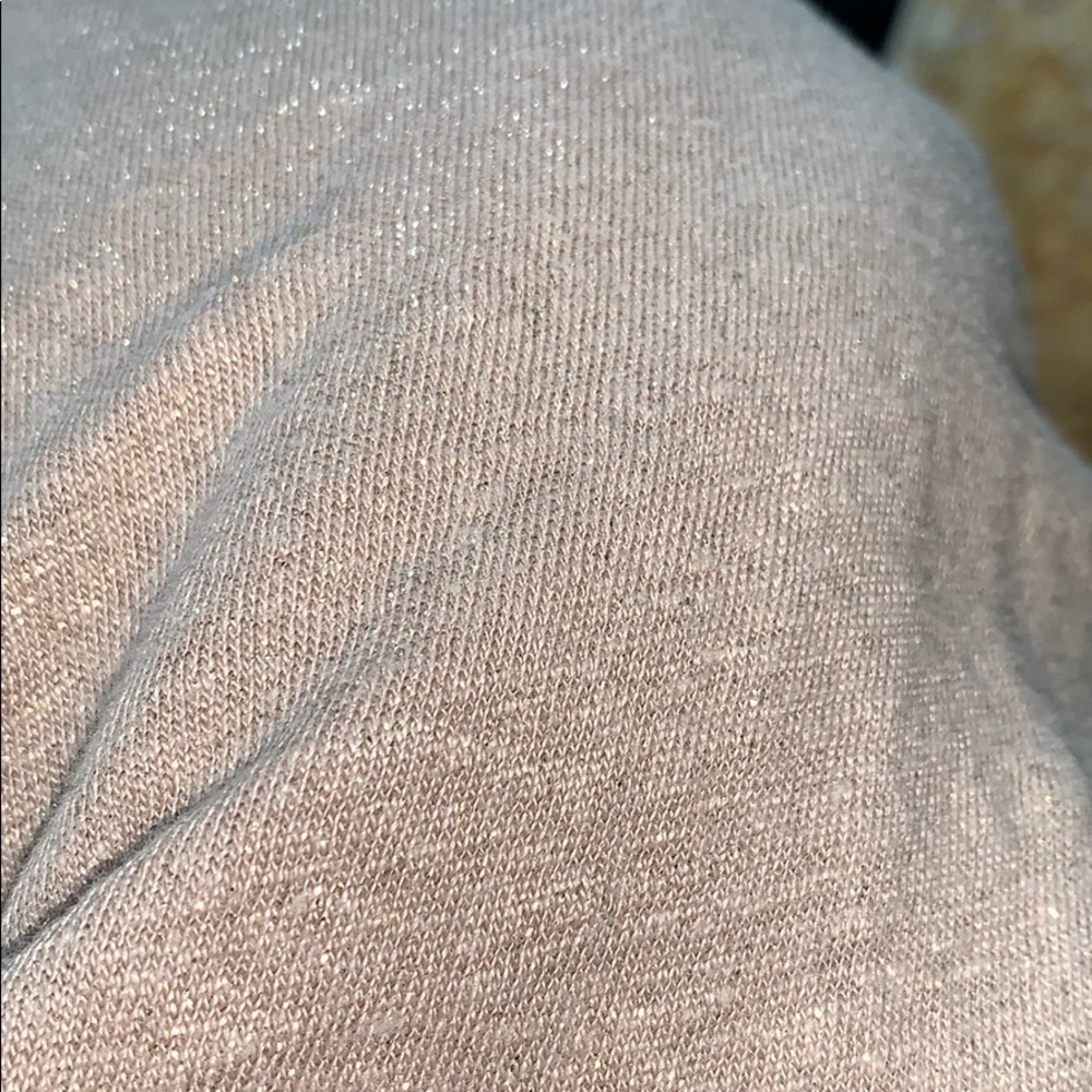 J. Crew capsleeve 100% linen tan/gold flecked - Picture 11 of 11